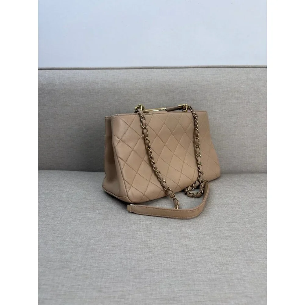 CHANEL Pink Aged Calfskin Reissue 224 Mini GHW